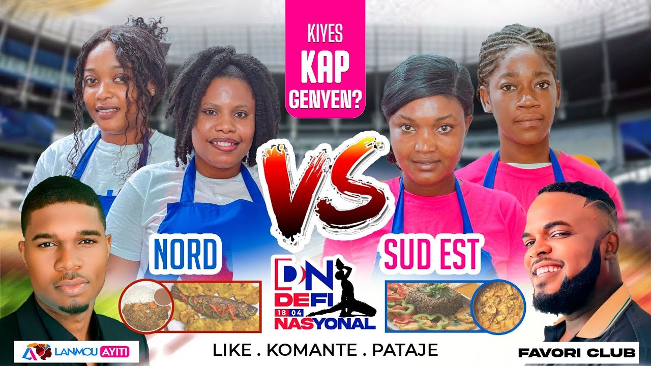 NORD VS SUD-EST MATCH DEFI NASYONAL VOTE DEPATMAN PAW LA AK YON LIKE ...