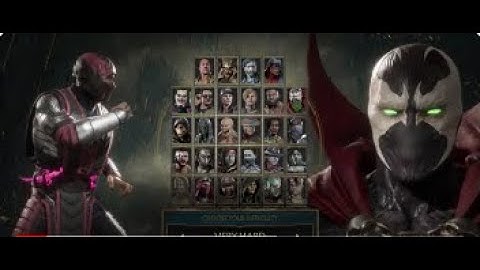 Mortal Kombat 11 Sub Zero vs Spawn (Very Hard)