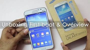 Samsung Galaxy Grand 2 Unboxing First boot & hands on Overview