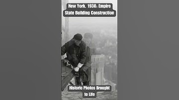 New York. 1930: Empire State Building Construction #history #newyork #historicphotos