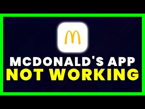 McDonald's App Not Working: How to Fix McDonald's App Not Working - YouTube
