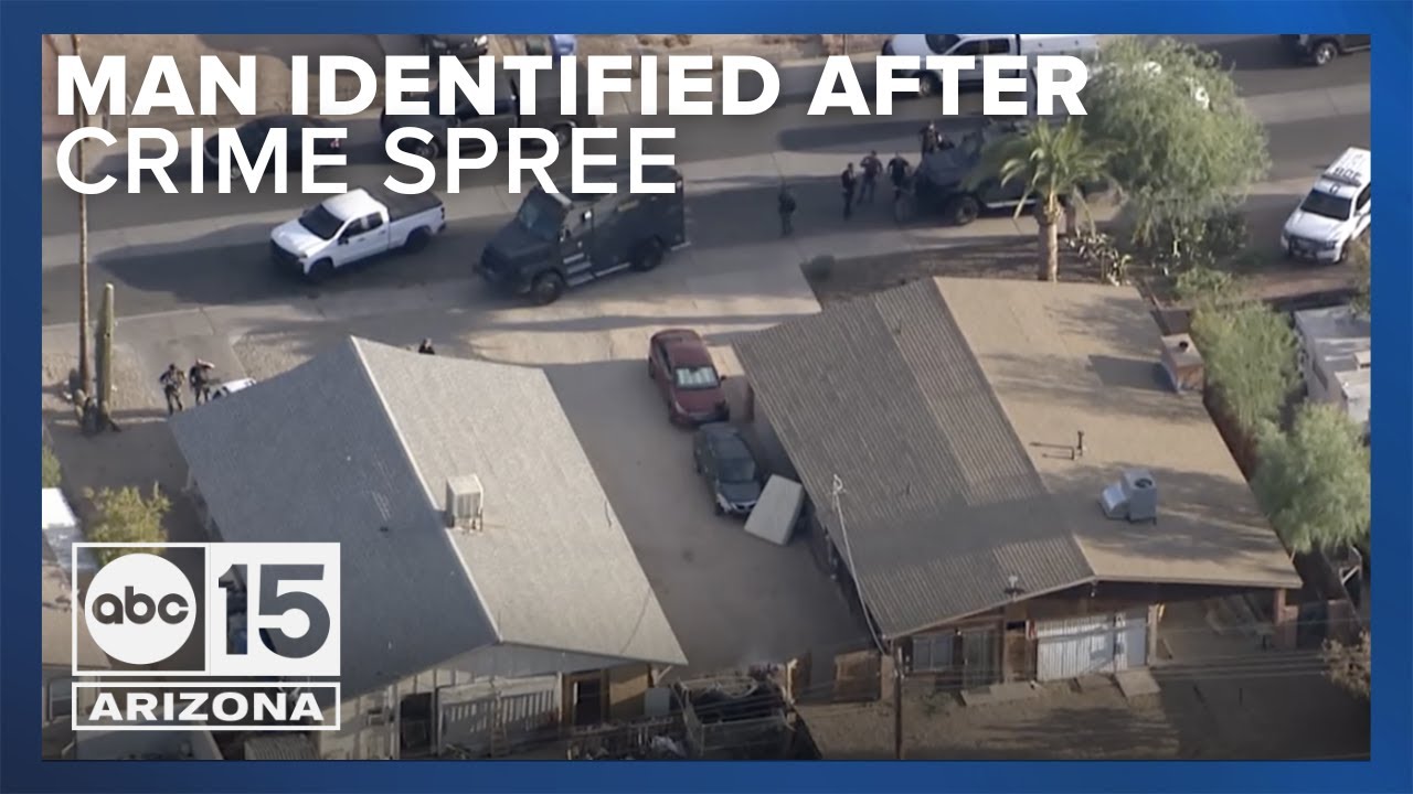 Man taken into custody after carjacking, crime spree identified - YouTube