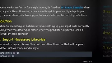 How to Use tf.contrib.predictor for Batch Predictions with TensorFlow 1.13