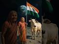Dadi or Gay gai chand par fir jo hua... | #ai #shorts #space
