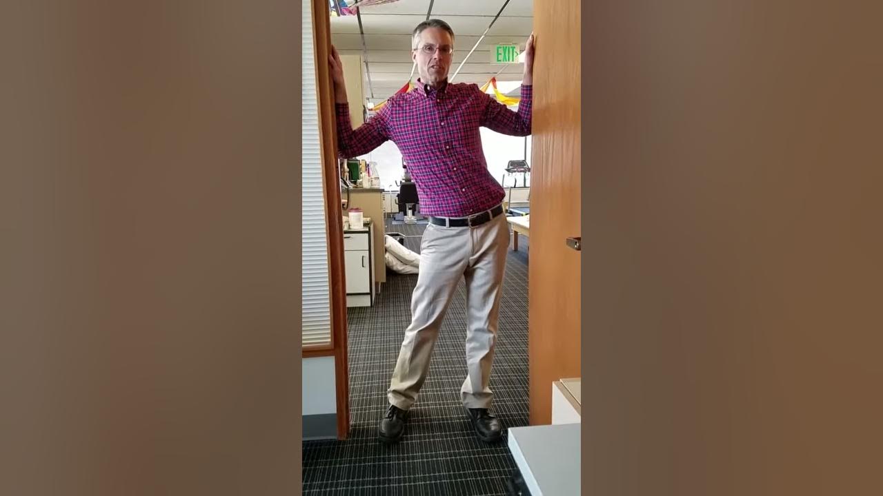 Lumbar Side Glide in Standing Doorway YouTube