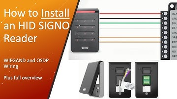 How To Install an HID SIGNO Reader with ANY Access Control System