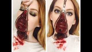 Famous UNZIPPED - BLOODY ZIPPER FX TUTORIAL - Halloween 2016 - Jessi Rice Net Worth