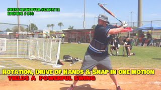 Softball Hitting: Rotation, Drive & Snap in One Motion Key Elements of POWER HITTING 208