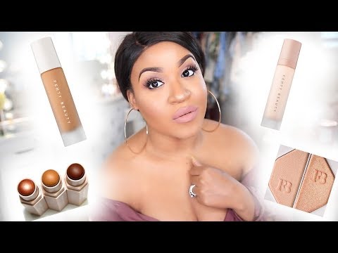 Trying Fenty Beauty by Rihanna!! My First Impressions | NitraaB