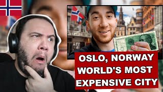 🇳🇴 OSLO, Norway: World's Most Expensive City - $10 Challenge by @drewbinsky |  🇳🇴 NORWAY REACTION