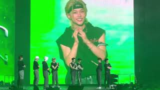 Stray Kids Ending Ment Fort Worth TX Telling Covid Off lol . Maniac World Tour Fancam 3/26/23 Day 1