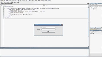 Visual Basic 2008- How To Make A Simple Login Form + Install program