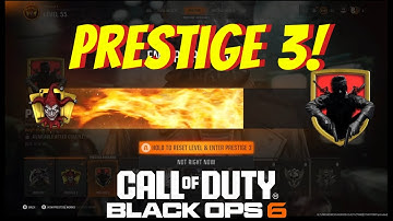 BO6 Prestige 3 rewards unlocked! CoD Black Ops 6 Prestige system ranks