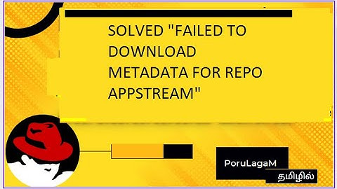 How to fix Failed to download metadata for repo 
