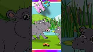Abc Baby Safari Song Hippo Learn The Alphabet With Cute Animal Babies