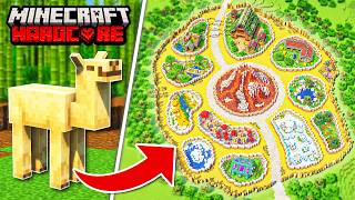 I Built a Cozy ZOO in Minecraft Hardcore
