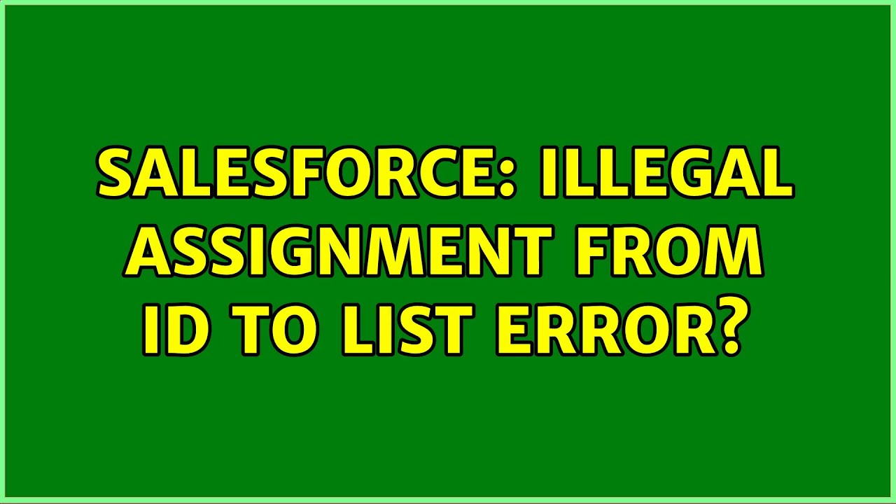 illegal assignment from list user to id