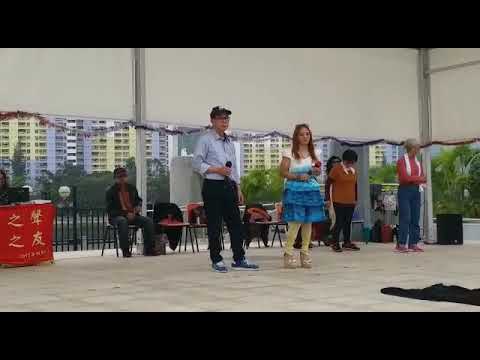 「那裡天空不下雨」Kitty Yu & Stanley Chow 合唱.沙田中央公園舞台.