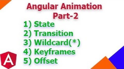 2.2) Angular Animation  Part 2 | State, Transition, Wildcard(*), Keyframes in Animation in Tamil