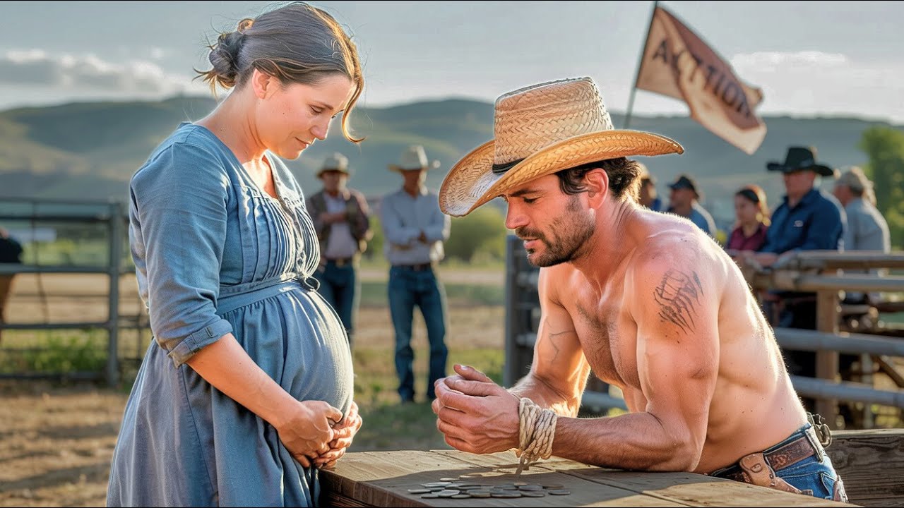 Pregnant Widow Bought Broken Cowboy at Auction—Unaware He Carried the Love She'd Prayed For