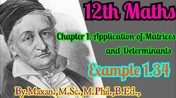 12th Maths | Example 1.34 | Chapter 1