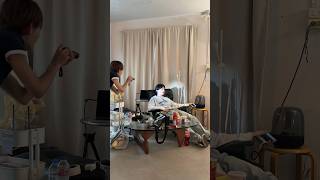 촬영장 구석 노래방 : #후라이의꿈 #AKMU 🍳