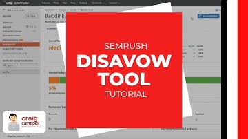 How to Disavow using SEMRush