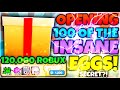 🎅 I SPENT $120,000 & HATCHED 100 *INSANE CHRISTMAS EGGS* & THIS HAPPENED... | Pet Simulator X