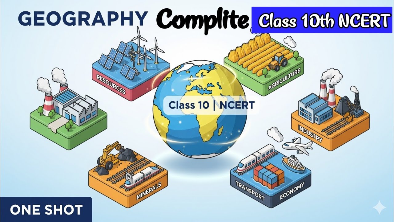 Complite class 10th NCERT Geography / Complite geography NCERT / UPSC / State PSC / SSC / SI / BPSC 