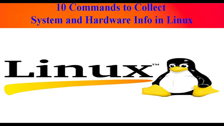 10 Commands to Collect System and Hardware Info in Linux | ITTrainingsByUmarDraz