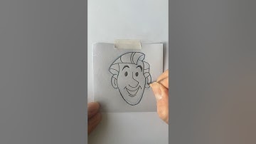 How to draw Roger Radcliffe from 101 Dalmatians (cute & easy) #shorts