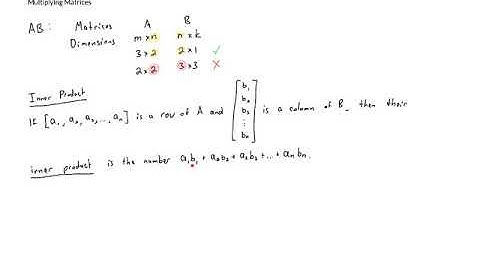 M9090SN77 - Multiplying Matrices (Part 1)