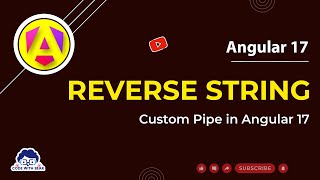 Reverse String Custom Pipe in Angular 17 | angular 17 tutorial #angular #angular17