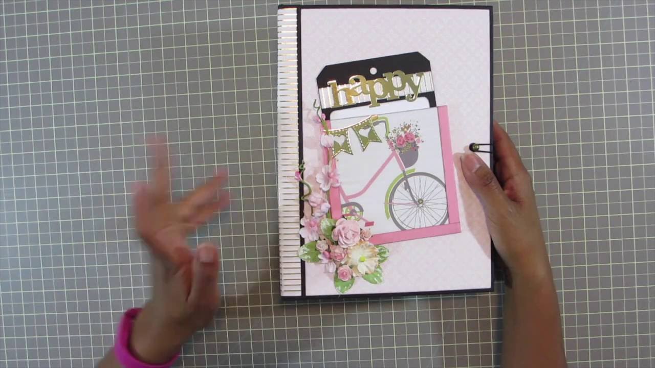 Girl Pink Cupcake Scrapbook Mini Album Review: All Occasion 2