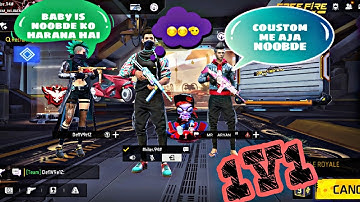 ONE RANDOM PLAYER AND HIS GF CALL ME NOOB 1V1 BEST GAMEPLAY 🔥😊🫡📸🔥🔥