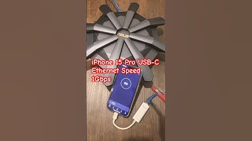 #iphone15pro #usbcable #ethernetcable  wired #1gbps #gigabit speed Test #anker