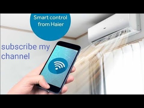 How to connect Haier ac with your mobile wifi.