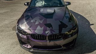 BMW M4 Half and Half Wrap