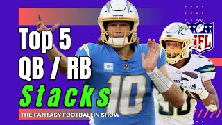 Top 5 QB / RB Stacks that won't ruin your draft | Fantasy Football 2023