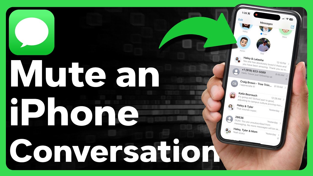 How To Mute A Conversation On IPhone YouTube