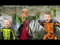 Assistant and Batboy Ryan Swamp Monster Scare n Seek Showdown with PJ Masks Gekko