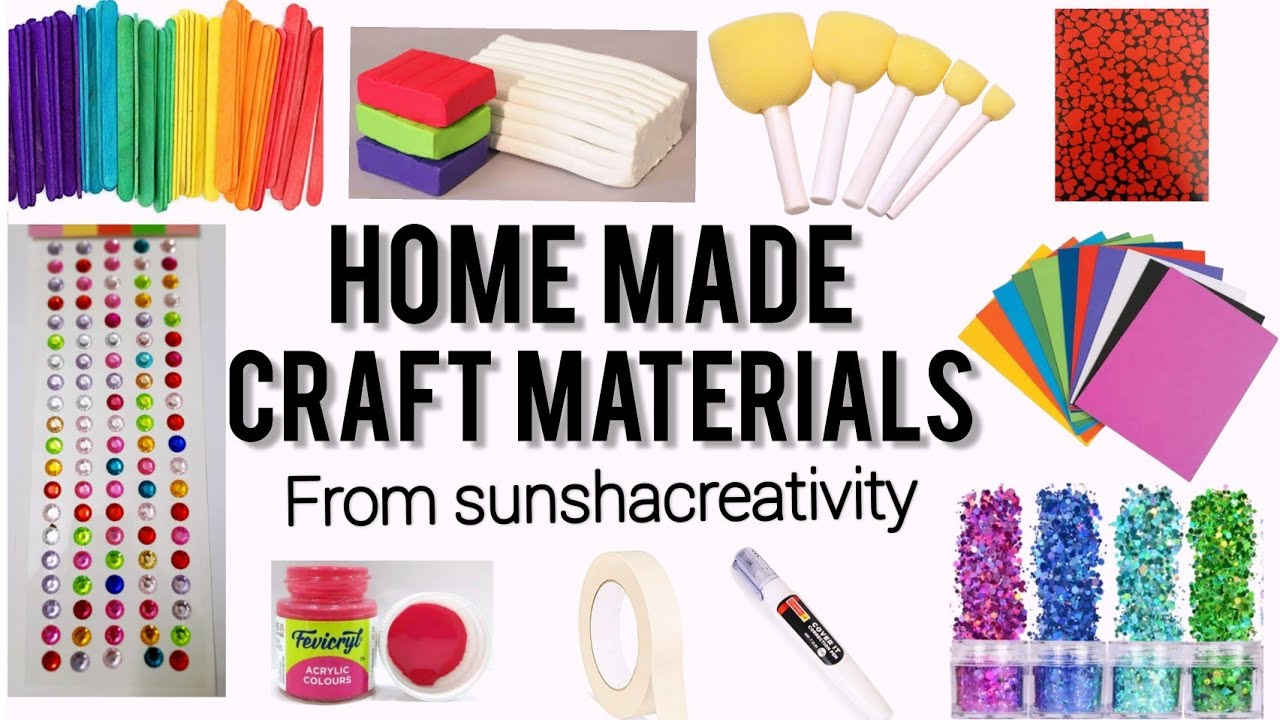 Home made craft materials in tamil / craft materials making in tamil