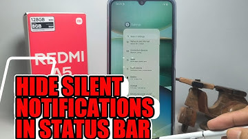 How To Hide Silent Notifications In Status Bar On Redmi A5