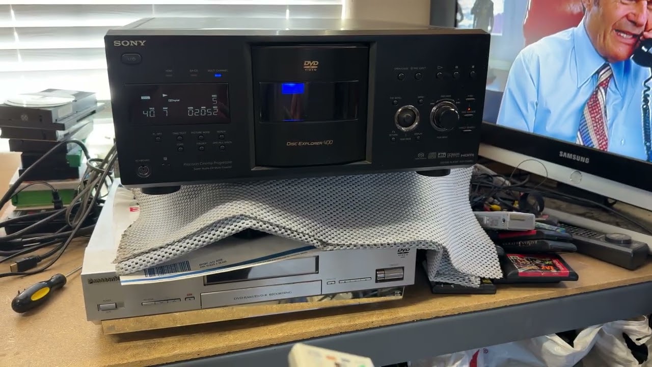 Sony DVP-CX995V Disc Explorer 400 CD SACD DVD Player HDMI w