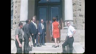 The Farmers And Merchants Bank In Pilot Point, Bonnie And Clyde Filming Location - August 1967