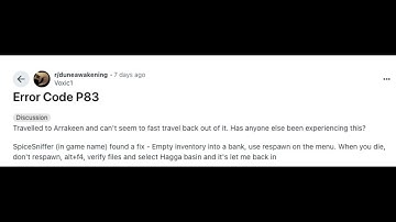 How To Fix Dune Awakening: Decoding Error Code P83?
