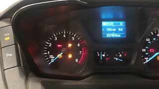 Resetting oil life on 2015 ford Transit 250