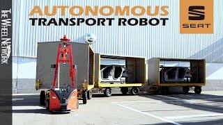 Automated Guided Vehicle Agv At Seat Martorell Plant