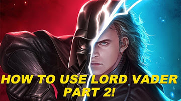 HOW TO USE LORD VADER PART 2! IS HE BETTER NOW?? THANK YOU SO MUCH FOR 100 SUBS!! Galaxy of Heroes.