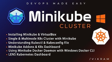 Minikube Installation on Windows | K8s and LENS Kubernetes Dashboards | Master kubectl & kubeconfig